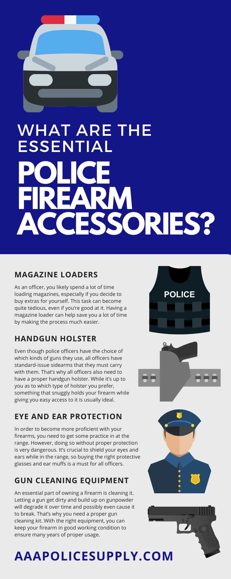 What Are the Essential Police Firearm Accessories?